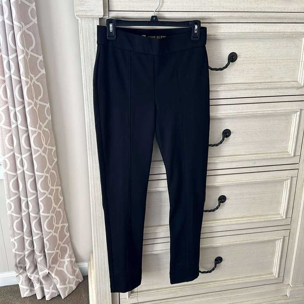 Anne Klein Tummy Control Black Ponte Pant